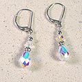 #825 Swarovski crystal earrings